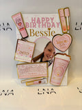 Personalised Best Friend Birthday Card – Custom Photo Bestie Birthday Card – Makeup & Beauty Themed Birthday Card – Birthday Card for Best Friend