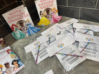 Personalised Princess Birthday Party Bundle | Disney Princess Party Favours | Princess Birthday Decorations For Girls | Party Box Bundle For 10 Guests