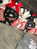 Personalised Race Car First Birthday Party Bundle | Racing Theme Birthday Decorations | Formula One Party Favours For 10 Guests