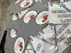 Personalised Race Car First Birthday Party Bundle | Racing Theme Birthday Decorations | Formula One Party Favours For 10 Guests