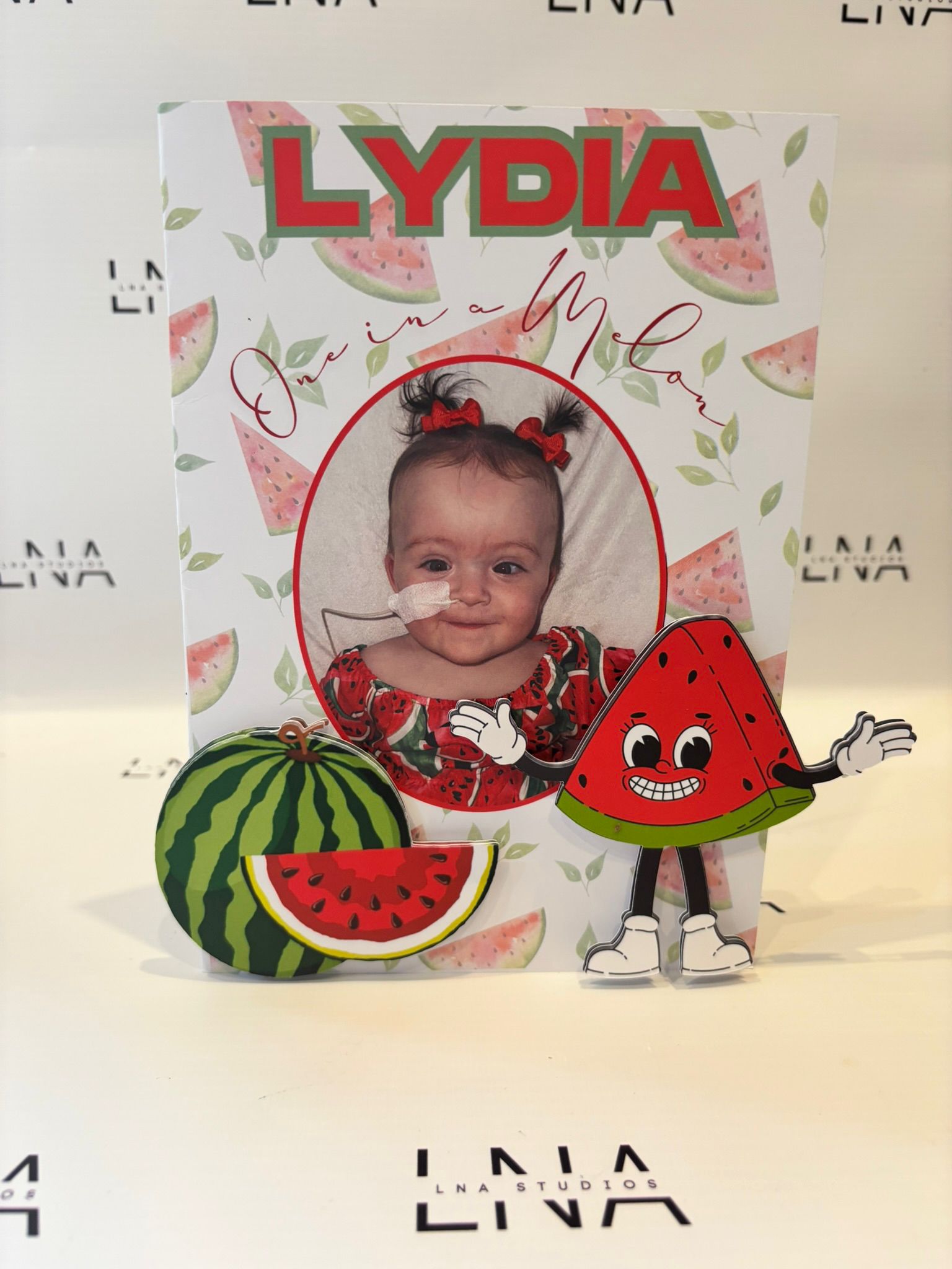 Personalised Watermelon Birthday Card with Photo