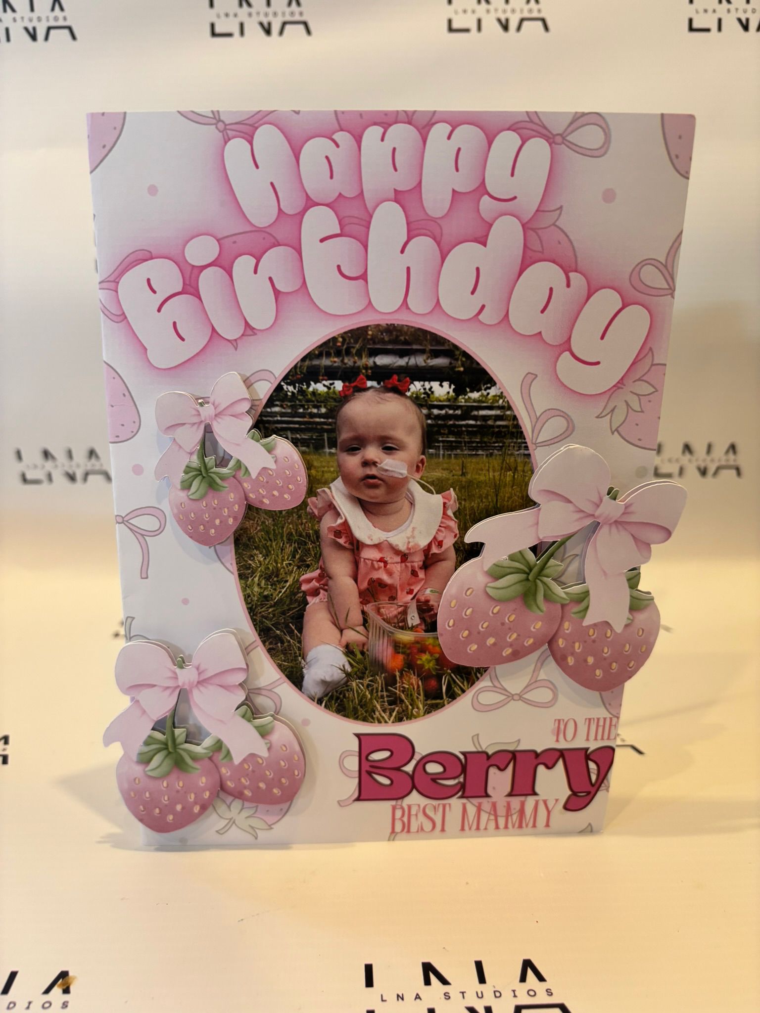 Personalised Berry Best Mammy Card
