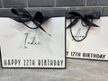 Personalised Birthday Gift Bags Set | Custom Name Birthday Bags | Matching Party Gift Bags | Personalised Birthday Party Bags | Luxury Birthday Gift Bags