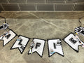 Personalised Newcastle United Name Bunting | NUFC Birthday Banner | Football Party Decorations | Custom Football Name Banner | Any Name