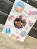 Personalised Sweet Birthday Card – Custom Photo Birthday Card – Candy & Sweet Treat Themed Card – Personalised Keepsake Birthday Gift