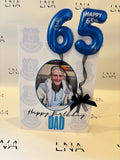 Personalised Everton Dad 65th Birthday Card with Photo