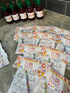 Personalised Sweet Shop Party Bundle | Two Sweet Birthday Party Favours | Treat Boxes, Crisp Packets, Drink Labels, Chocolate Wrappers & Colouring Packs