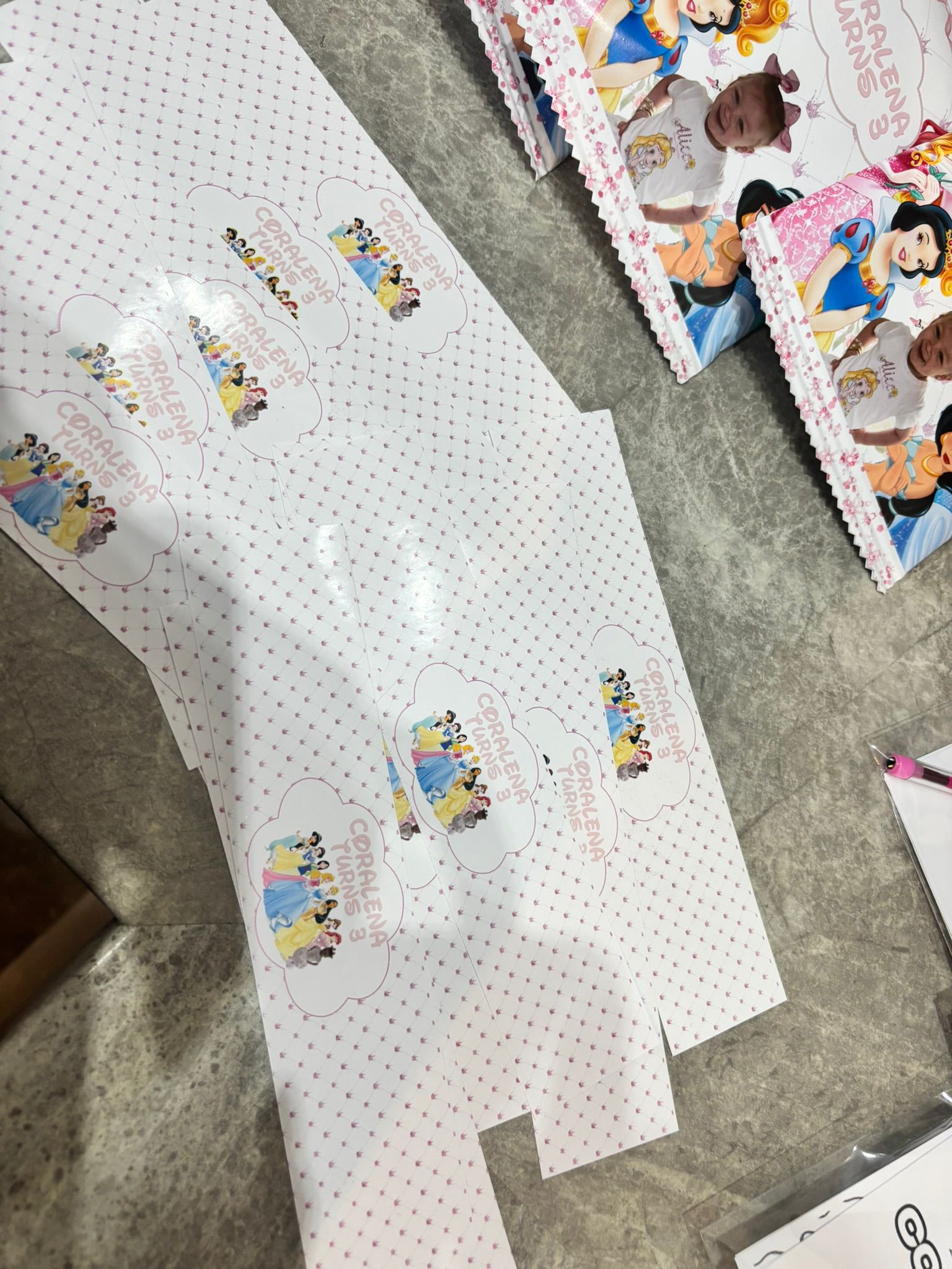 Personalised Princess Birthday Party Bundle | Disney Princess Party Favours | Princess Birthday Decorations For Girls | Party Box Bundle For 10 Guests