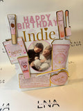 Personalised Makeup-Themed Birthday Card for Her – Custom Photo Birthday Card – Beauty Lover Birthday Card – Teen Girl Birthday Gift