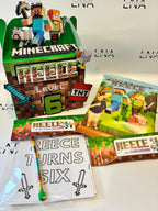 Personalised Minecraft Party Box | Minecraft Birthday Favour Box | Custom Gamer Party Treat Box | Minecraft Party Decorations | Personalised Birthday Box