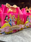 Personalised Disney Princess Party Box | Princess Birthday Favour Box | Princess Party Decorations | Personalised Treat Box | Fairytale Birthday Party