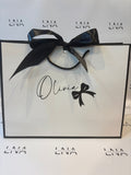 Personalised Name Gift Bag with Bow | Luxury Custom Gift Bag | Personalised Birthday Gift Bag | Bridesmaid Gift Bag | Wedding Gift Bag | Reusable Keepsake Bag