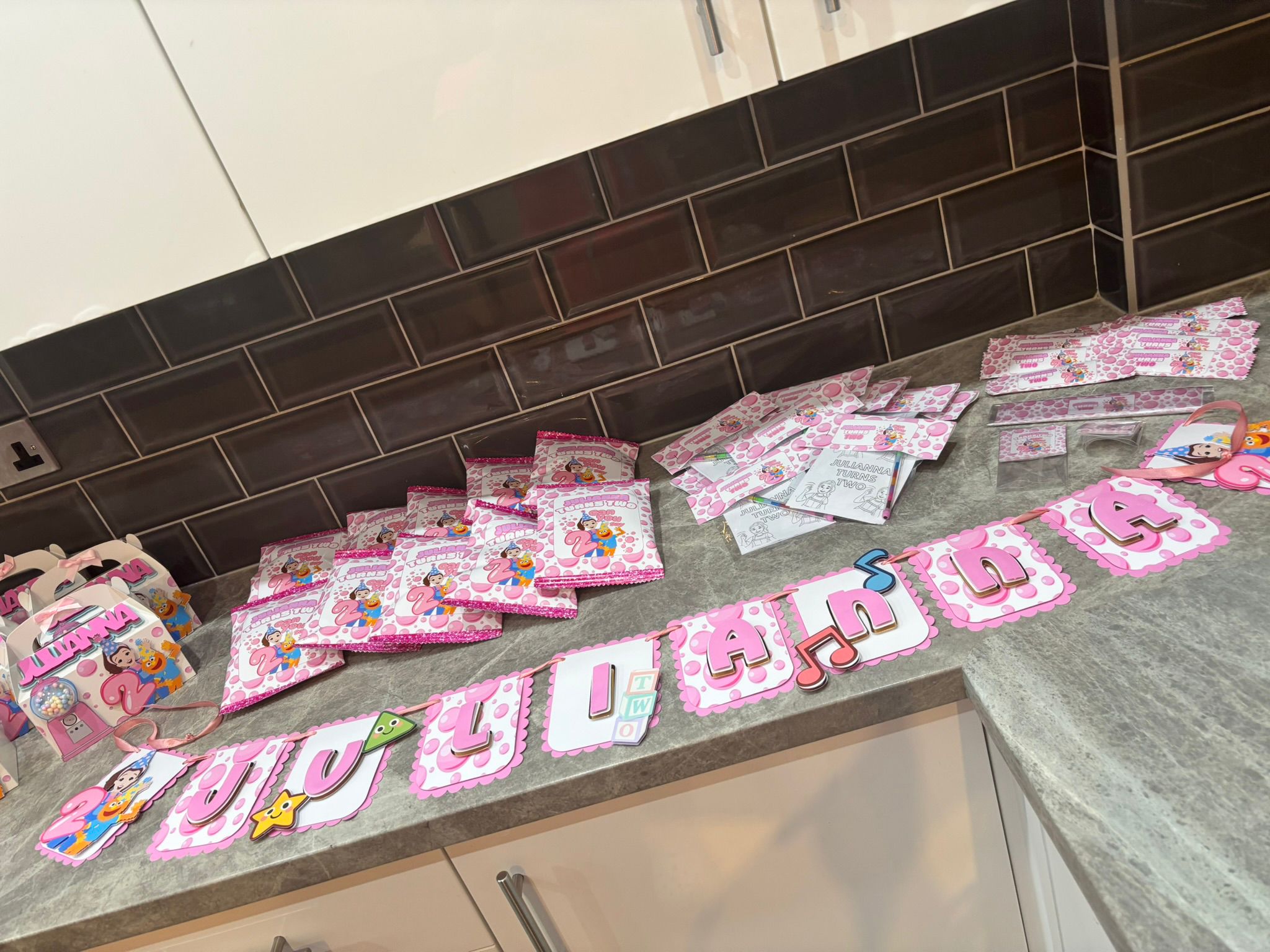 Personalised Character Name Bunting | Custom Birthday Banner | Any Theme Available | Party Decorations | Handmade Name Banner
