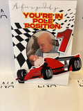 Personalised Formula Racing Birthday Card – Custom Photo Grandad Card – Motorsport Fan Gift – Racing Keepsake Birthday Card