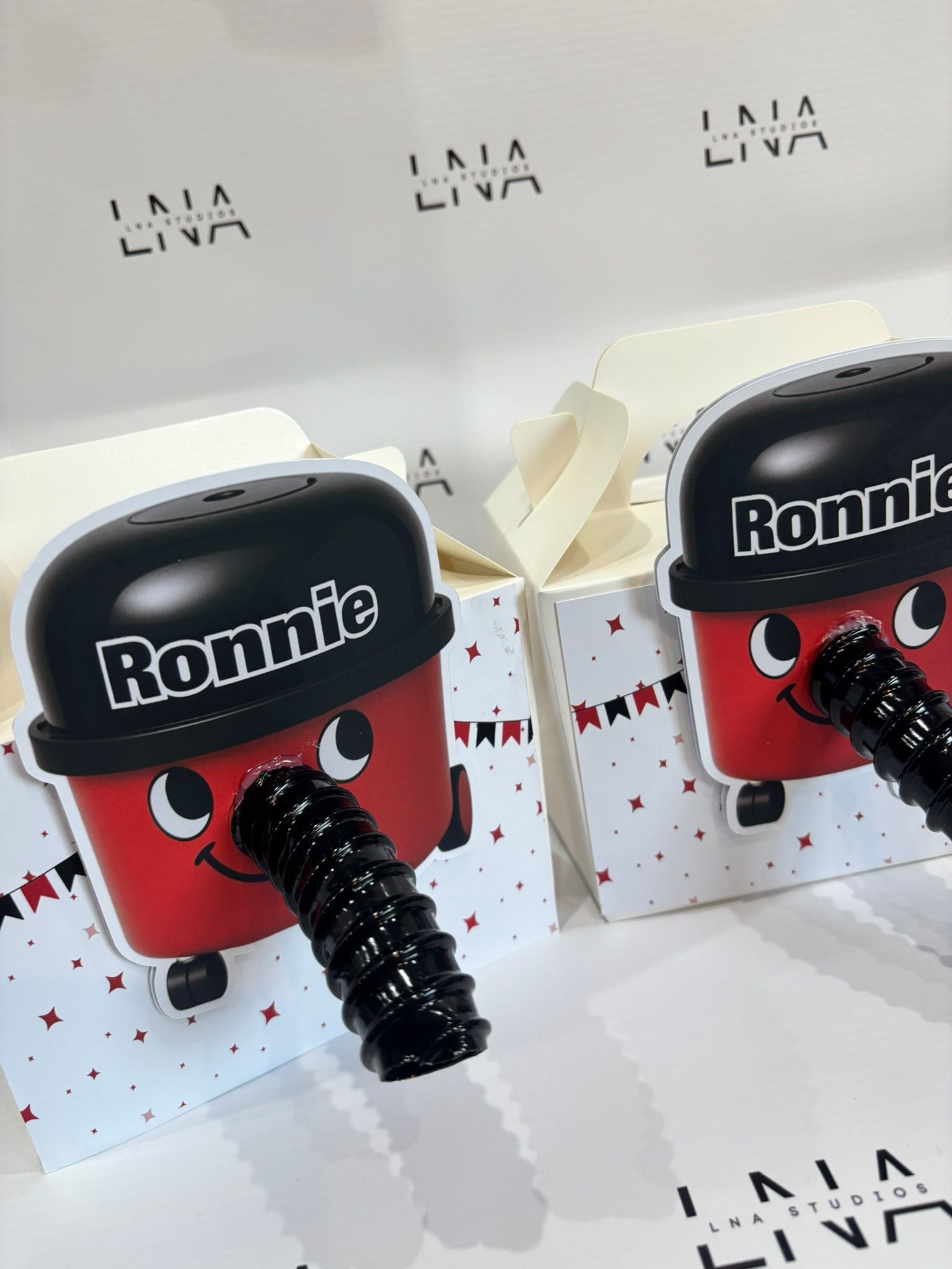 Personalised Henry Hoover Party Bundle | Henry Hoover Birthday Party Favours | Custom Treat Box, Crisp Packet, Drink Label & Party Pack
