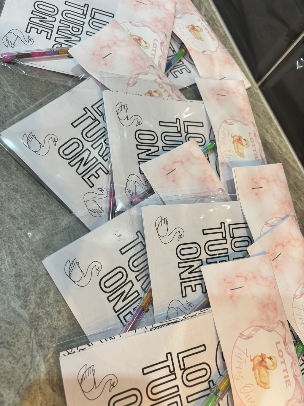 Personalised Swan Princess Party Bundle | Pink Ballet Birthday Decorations | Party Favours For 10 Guests