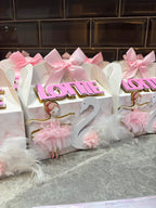 Personalised Swan Princess Party Bundle | Pink Ballet Birthday Decorations | Party Favours For 10 Guests