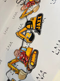 Personalised Construction Face Bunting | Custom Photo Party Banner | Digger Birthday Decorations | Face Garland | Any Theme Available