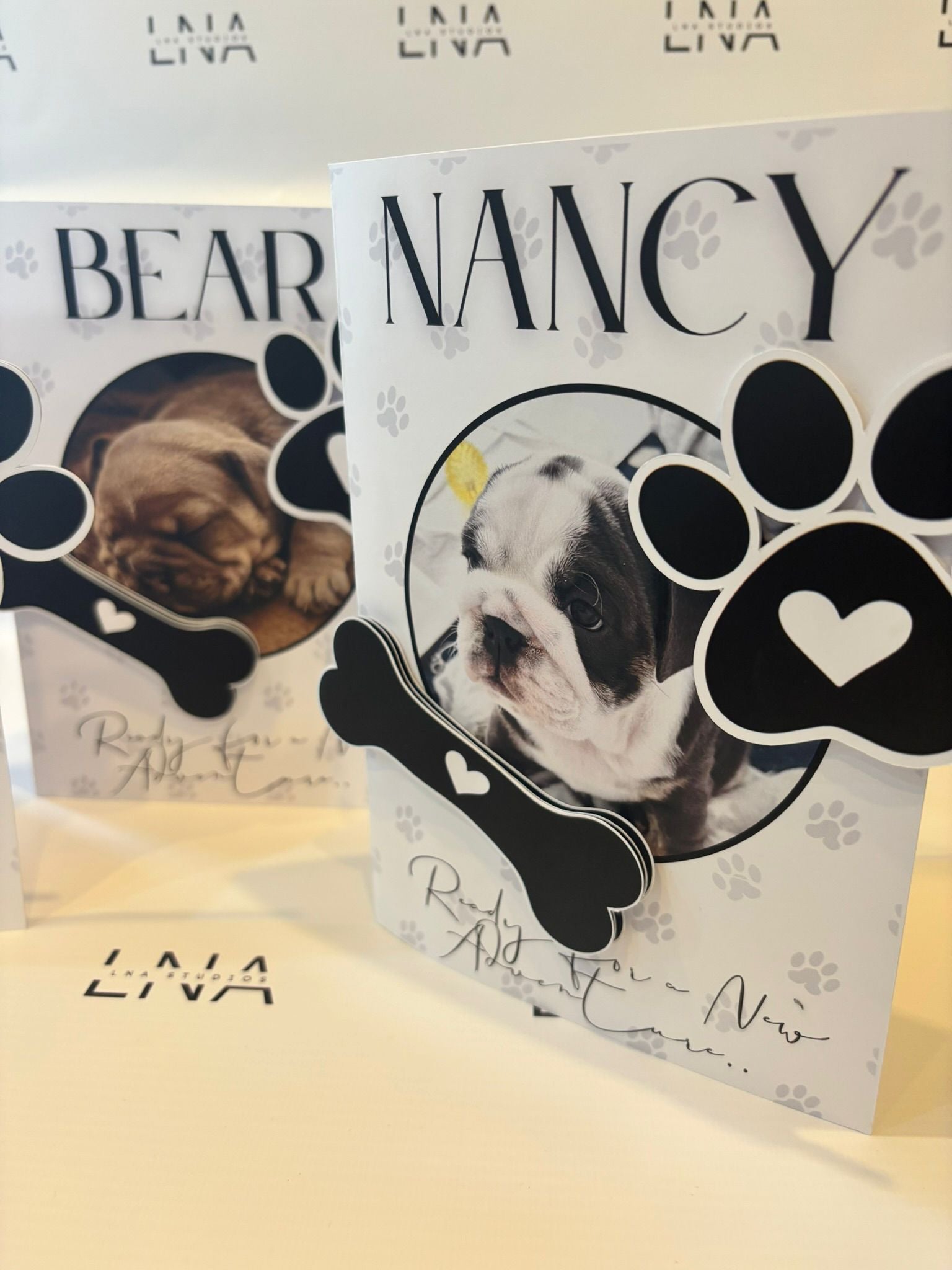 Personalised New Pet Card – Dog Adoption Card – Custom Pet Card with Photo