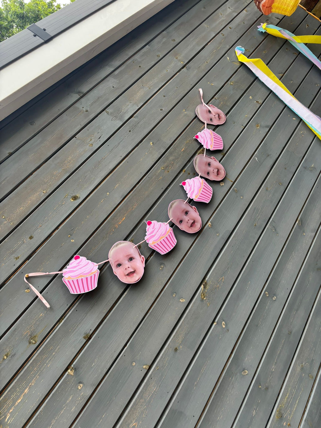 Personalised Face Bunting | Custom Photo Party Banner | Birthday Face Garland | Personalised Birthday Decorations | Any Theme Available
