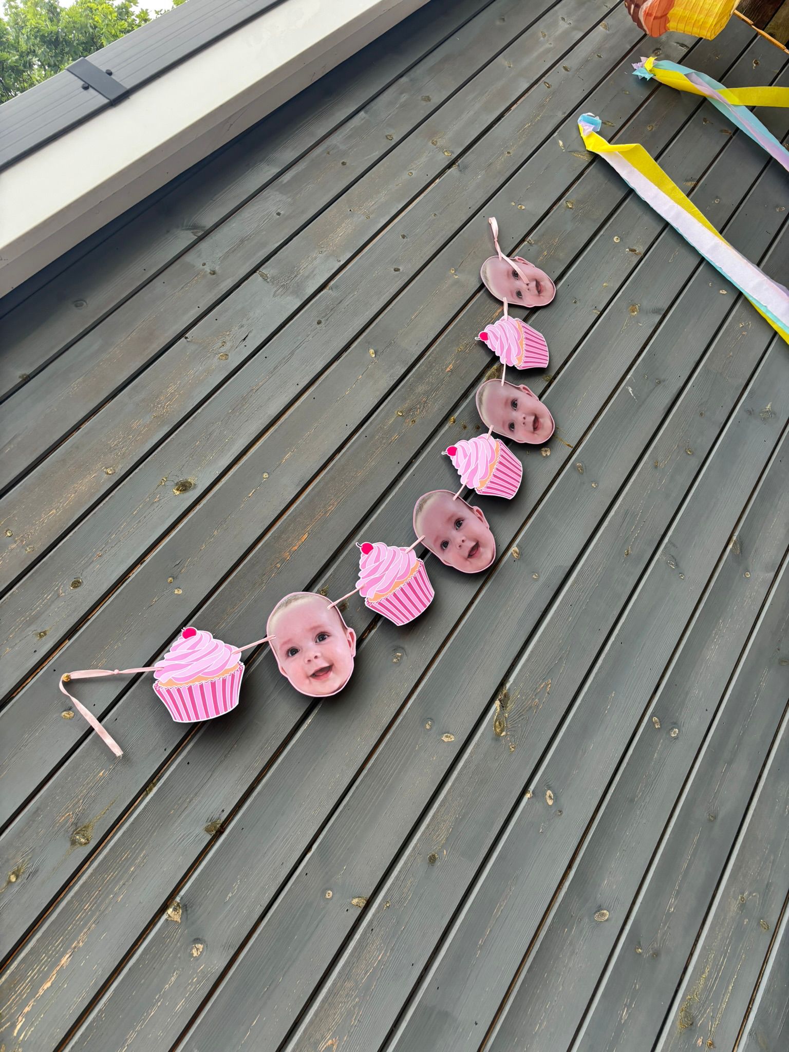 Personalised Face Bunting | Custom Photo Party Banner | Birthday Face Garland | Personalised Birthday Decorations | Any Theme Available