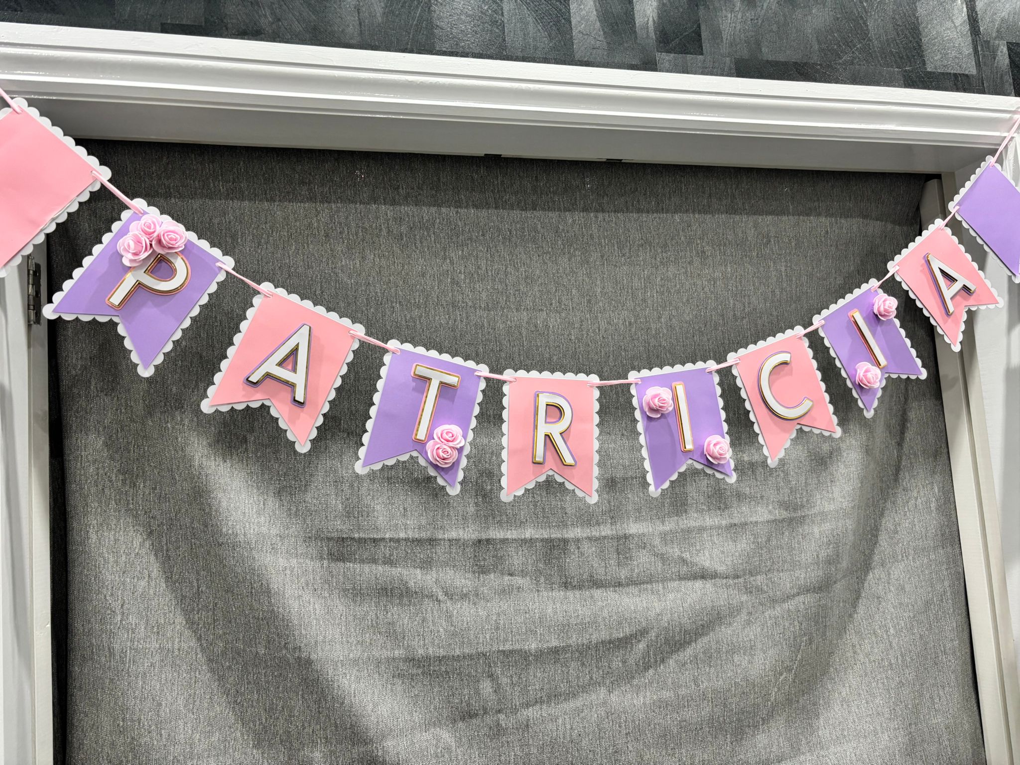 Personalised Name Bunting | Custom Birthday Banner | Handmade Party Decorations | Nursery Decor | Baby Shower | Any Theme Available