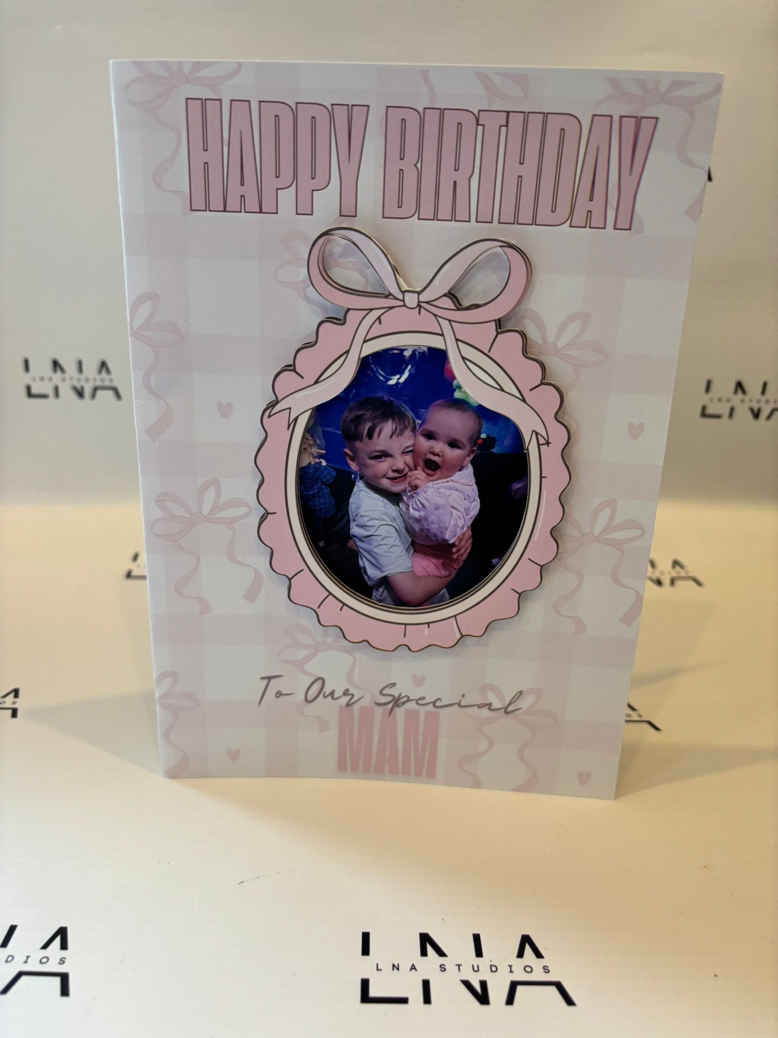 Personalised Birthday Card for Mam with Photo