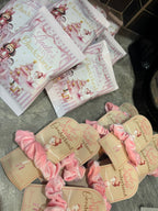 Personalised One-derful Party Bundle | First Birthday Party Favours | Pink Birthday Treat Box, Chocolate Wrapper & Party Bag Fillers