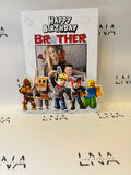 Personalised Roblox Birthday Card – Custom Photo Brother Card – Gamer Birthday Card – Roblox Fan Keepsake Gift