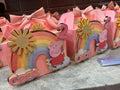 Personalised Peppa Pig Rainbow Party Box | Peppa Pig Birthday Favour Box | Rainbow Birthday Party Decorations | Personalised Treat Box | Peppa Pig Party Supplies