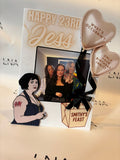 Personalised Funny  Birthday Card – Custom Photo Birthday Card – Personalised Friend Birthday Card – Unique Handmade Birthday Card for Her