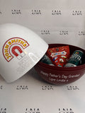 Personalised Father’s Day Gift Egg | Grandad Gift | Custom Father’s Day Keepsake | Fill Your Own Gift Egg | Any Name & Message