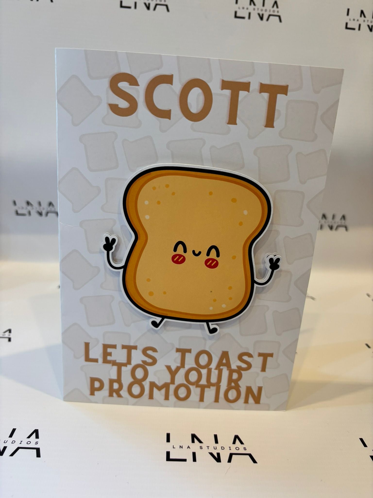 Personalised Promotion Card – Let’s Toast To Your Promotion Card – Funny Work Promotion Congratulations Card – Custom Promotion Gift