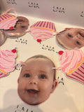 Personalised Face Bunting | Custom Photo Party Banner | Birthday Face Garland | Personalised Birthday Decorations | Any Theme Available