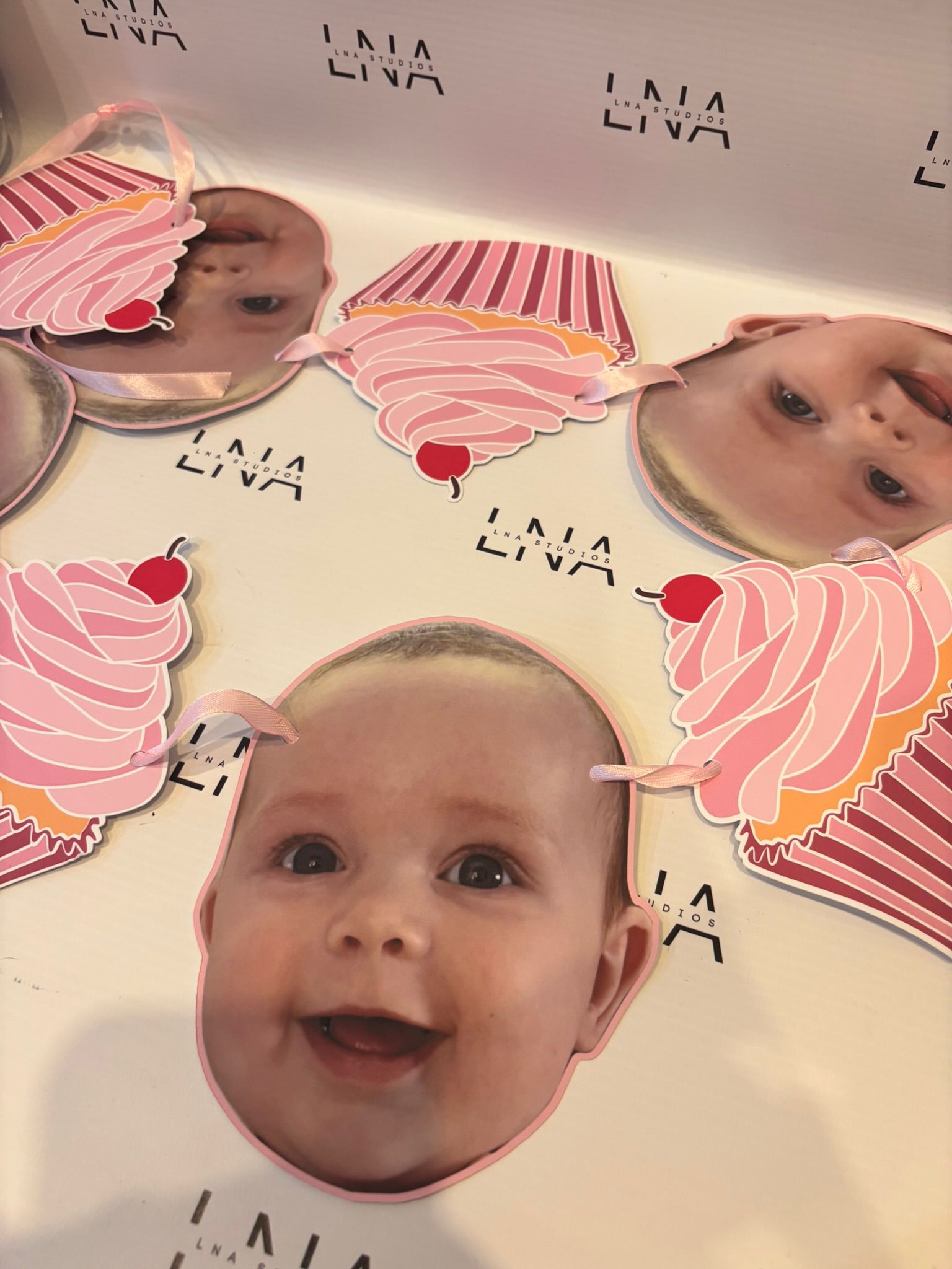 Personalised Face Bunting | Custom Photo Party Banner | Birthday Face Garland | Personalised Birthday Decorations | Any Theme Available