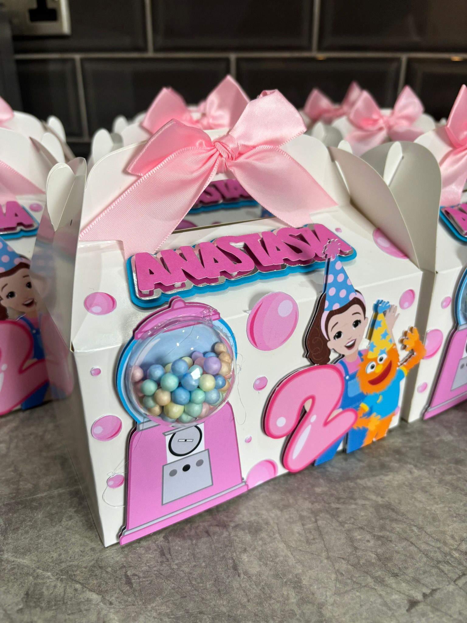 Personalised Miss Rachel Party Box | Miss Rachel Birthday Favour Box | Custom Treat Box | Toddler Birthday Party Decorations | Personalised Party Box