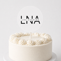 Personalised Custom Topper | Custom Name & Age Birthday Decoration | Any Theme Shaker Party Topper